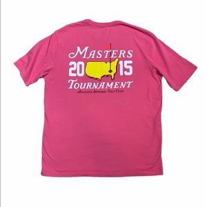Masters Augusta Tourn 2015 pink short sleeve top